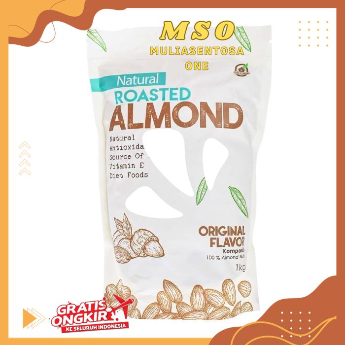 

NATURAL ROASTED ALMOND (PANGGANG) 1 KG - TC THE BEST SELLER !!