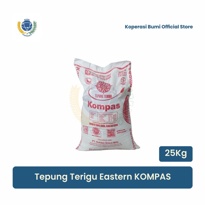 

Tepung Terigu Eastern Kompas 25kg