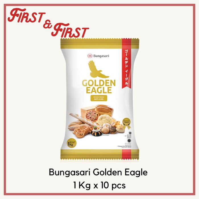 

[Grab/Gojek] - Golden Eagle 1 Kg X 10 pcs - Tepung terigu dan Mie