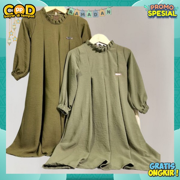 Dress Maxy Tanggung Muslimah Busana Santai Sehari Hari Baju Gamis Anak Muslim Amira Syari Kids Fashi