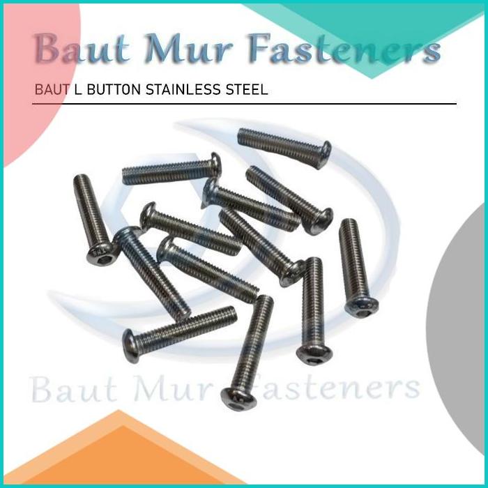 BAUT L BUTTON M8 X 60 | BUTTON HEAD SOCKET CAP STAINLESS STEEL 16novz3
