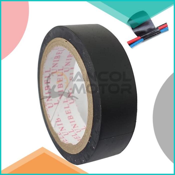 

Solasi Hitam Unibel Isolasi Listrik Tahan Panas Merekat PVC Electrical