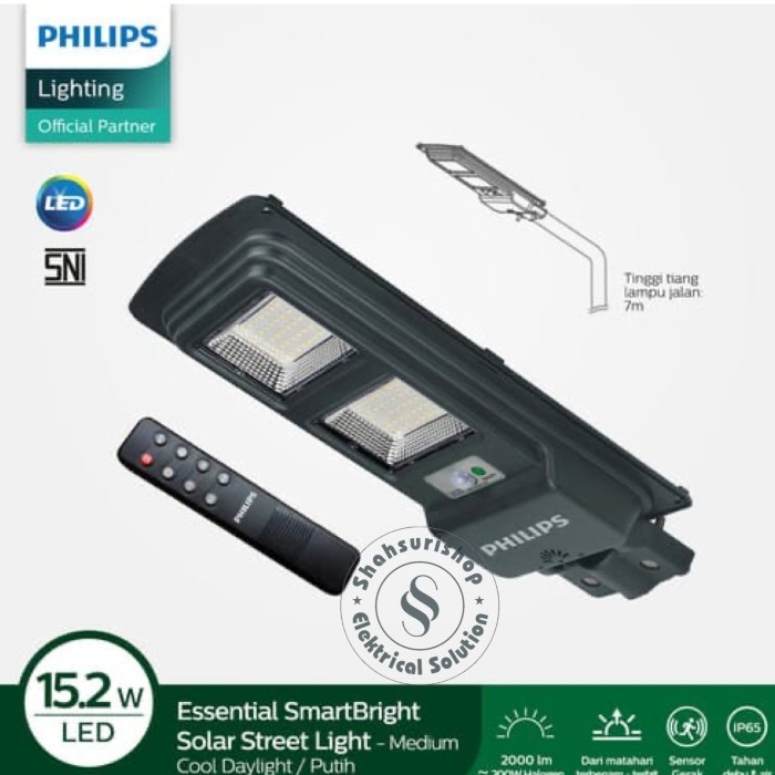 PHILIPS BRC010 15,2 WATT LED10/765 200W PJU SOLAR PANEL TENAGA SURYA