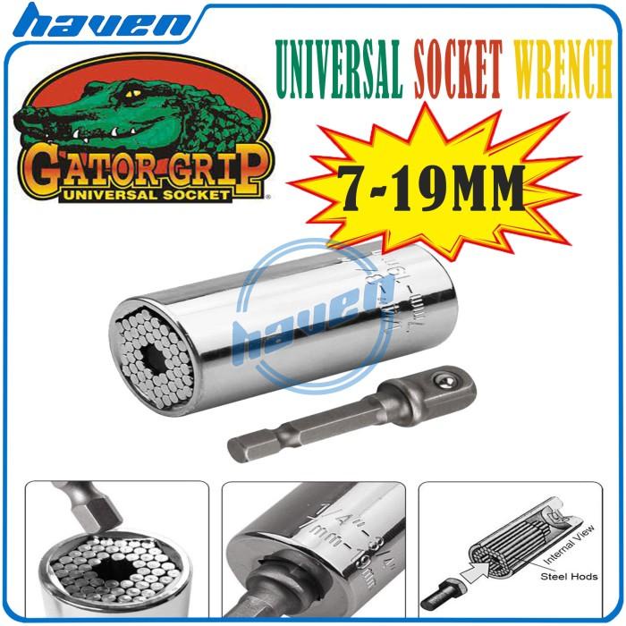 Kunci Pas Socket Universal Gator Grip Universal Socket Wrench