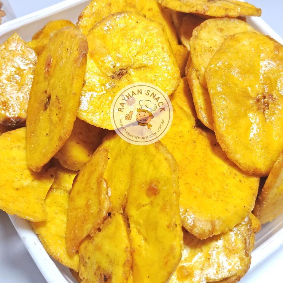 

Keripik Pisang Madu 1Kg Kripik Pisang Koin Manis Madu Rayhan Sna