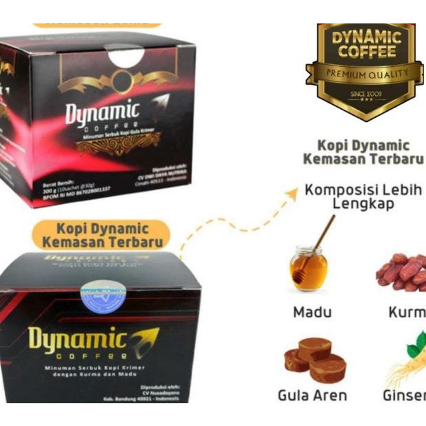 

Hitss!! kopi dynamic original isi 10 sachet