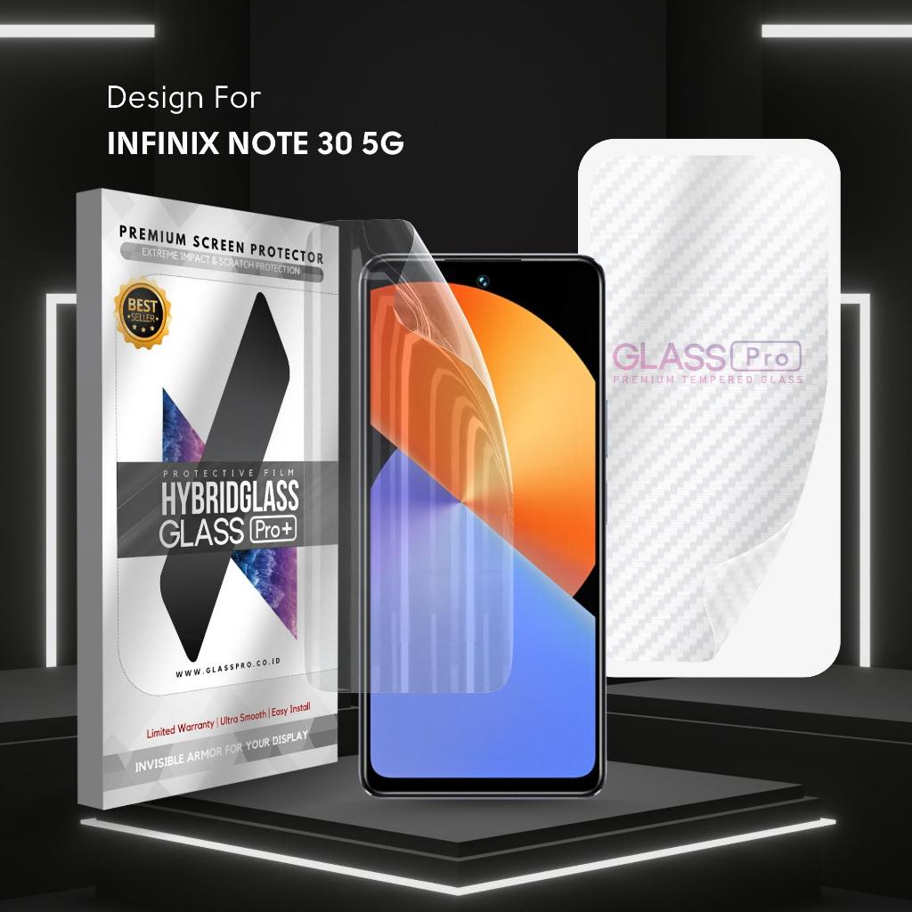 Hybrid Glass Premium Anti Gores Hydrogel Infinix Note 30 5G Full Cover Screen Protector Glass Pro No