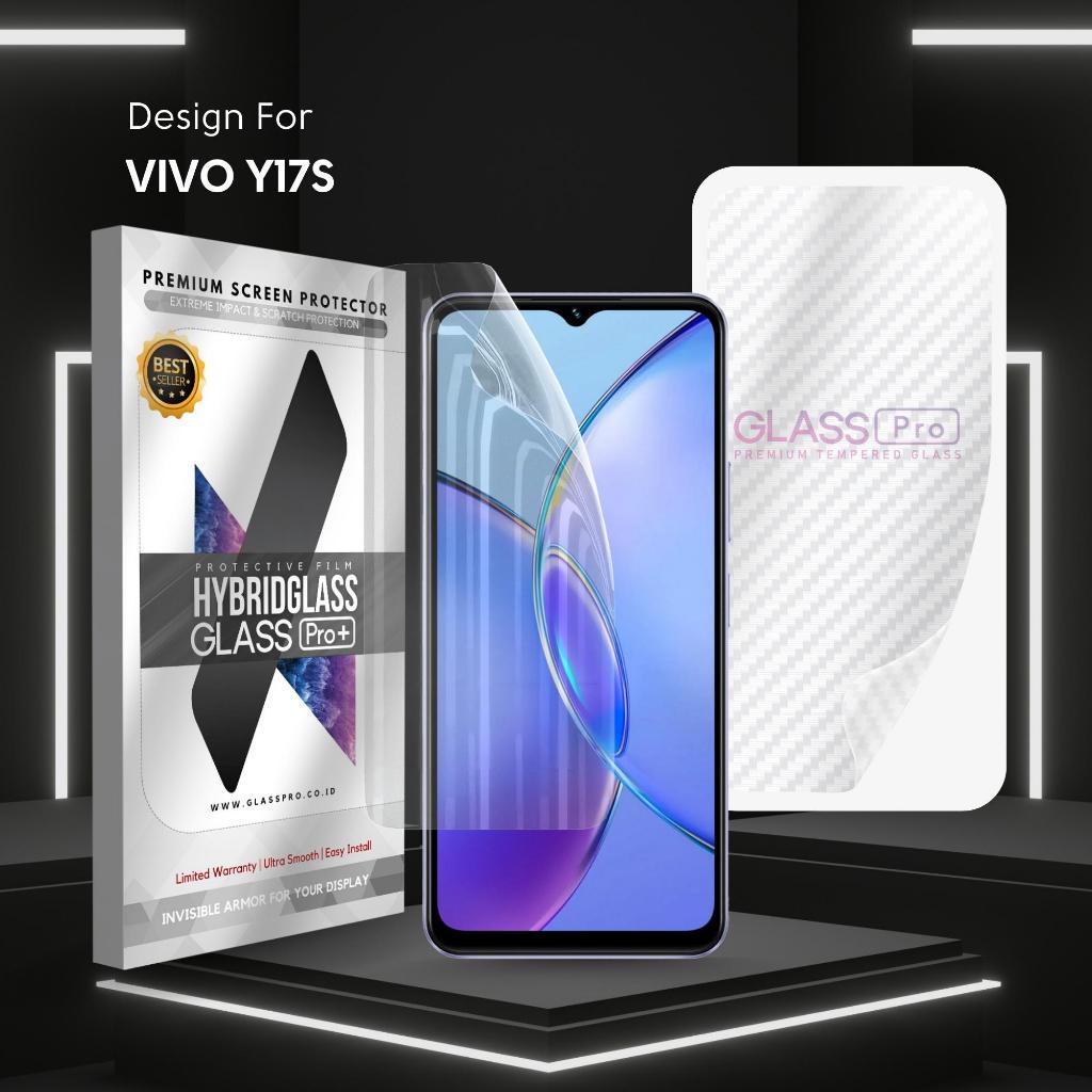 Hybrid Glass Premium Anti Gores Hydrogel Vivo Y17s Full Cover Screen Protector Glass Pro Not Tempere