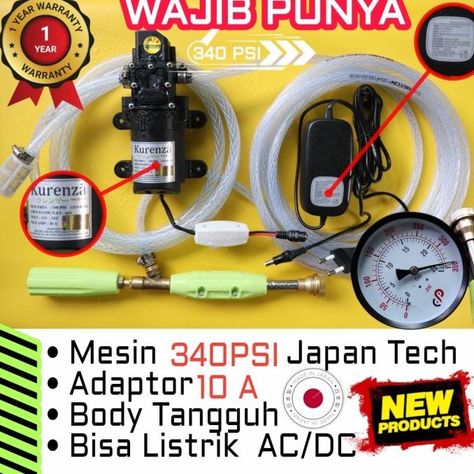 Mesin Power Sprayer Portable Alat Cuci Motor Mobil Steam