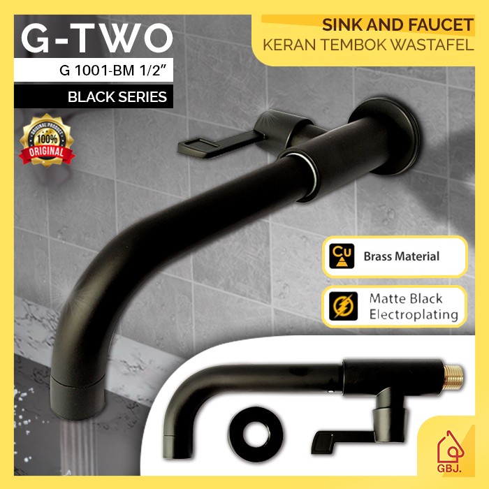 KERAN WASTAFEL TEMBOK HITAM / KRAN WASTAFEL DINDING KRAN DAPUR BEBEK