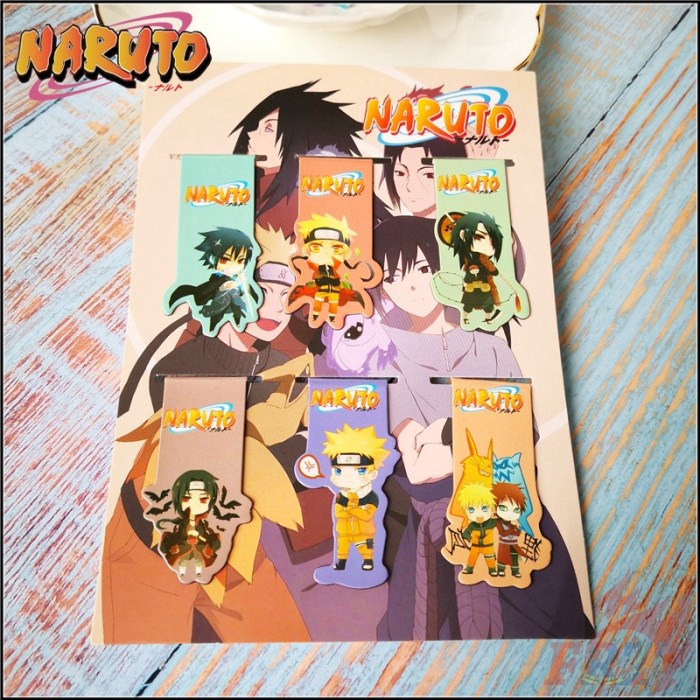 

Terbaru 6Pcs / Set Pembatas Buku Magnetik Motif Naruto Untuk Sekolah / Kantor Promo Terlaris