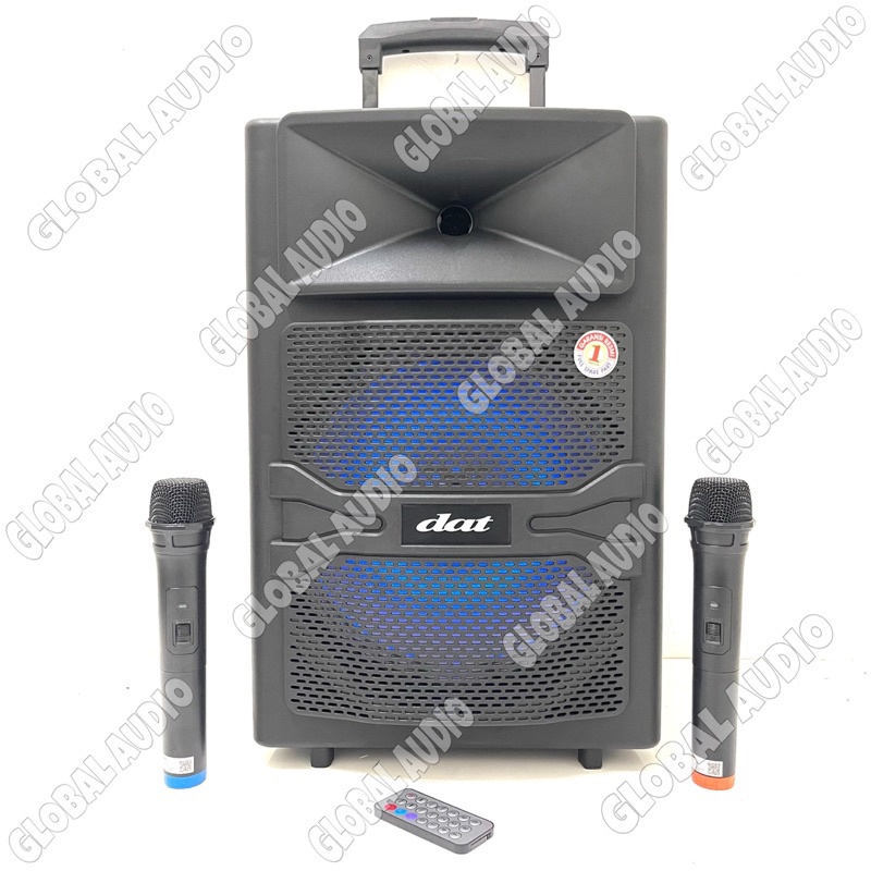 [ELECTROPICALLY] Speaker Portable Wireless DAT DT 1210 FT Original Free 2bh Mic ,Stand , Mic , Busa