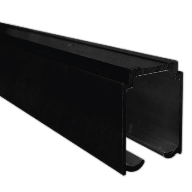 Rel Pintu Lipat Sliding Aluminium Panjang 3Meter - Harga 1 Batang