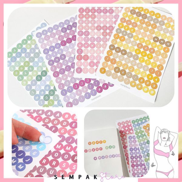 

SS Stiker Huruf Deco Alphabet Untuk Diary Aesthetic Sticker Dekorasi Jurnal Scrapbook Stiker Alat Tulis Simple Hadiah Keyboard