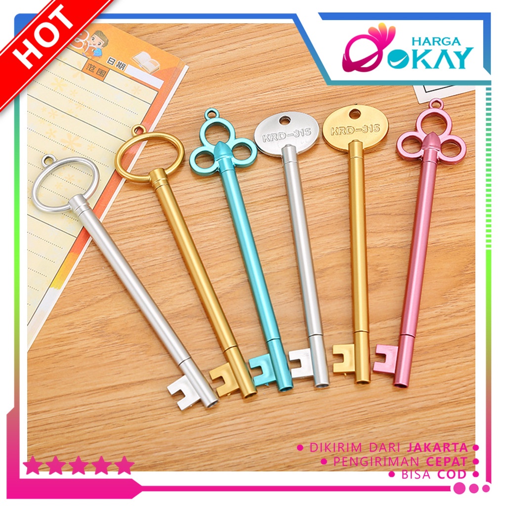 

HO Pulpen Anak Sekolah Motif Kunci Pulpen Gel Bentuk Kunci Pulpen Key Unik Pulpen Dekorasi Pulpen Lucu Alat Tulis Sekolah