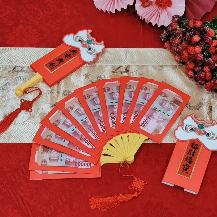 

New! Angpao imlek 2023 Model Kipas / Angpao Terbaru Imlek / Amplop angpau Limited