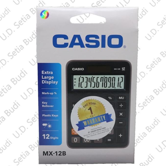 

Model Baru Kalkulator CASIO MX-12B Baru dan Asli ..