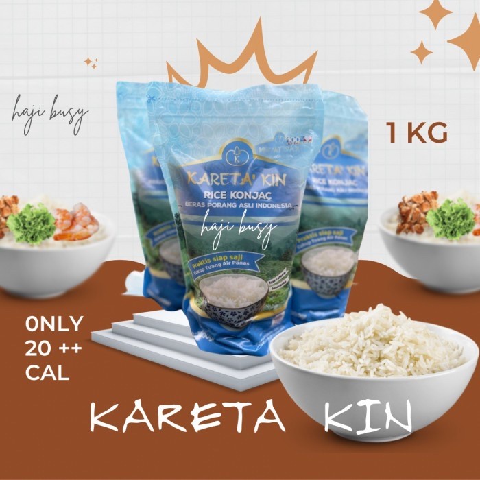 

BERAS SHIRATAKI PORANG RICE KONJAC KARETA KIN 1 Kg