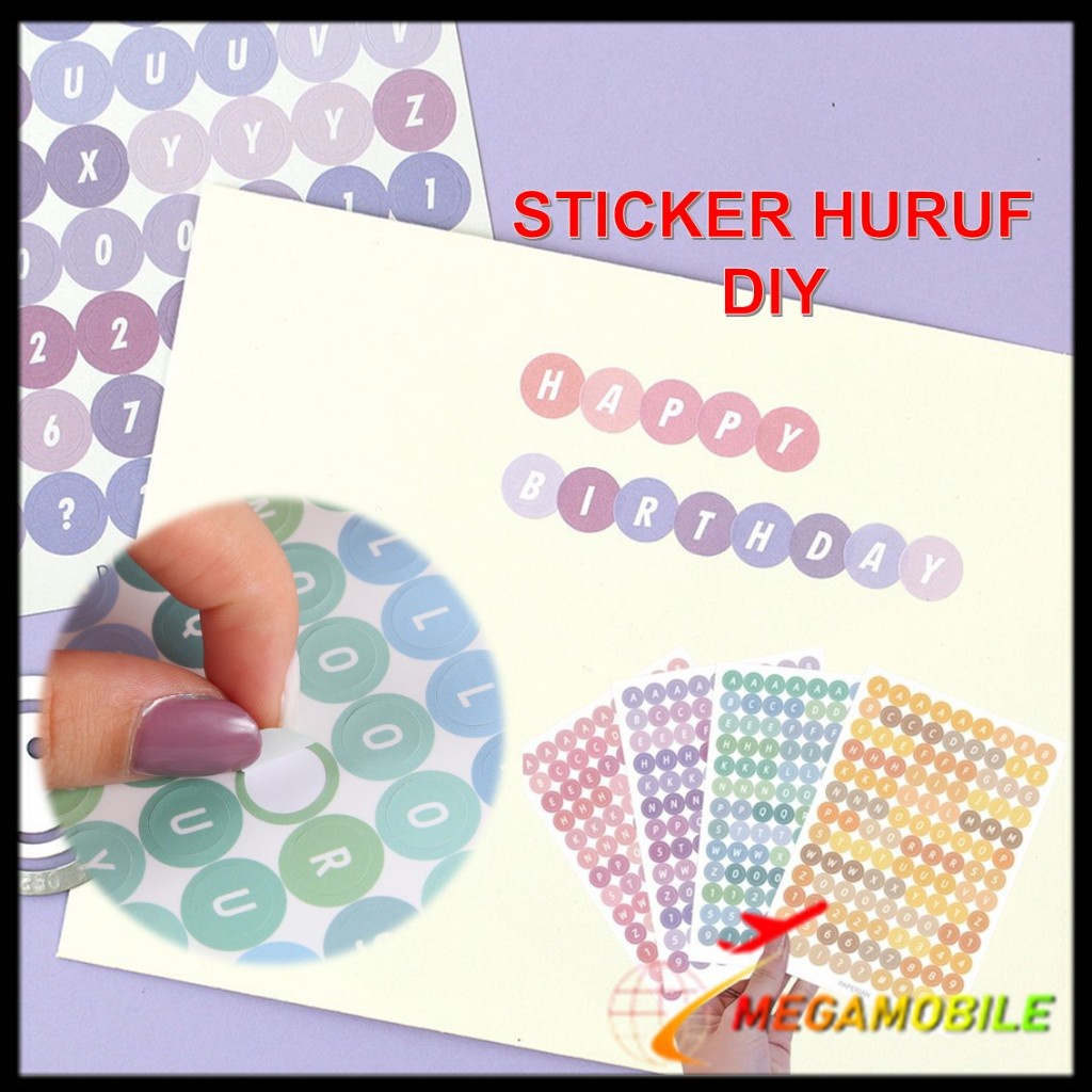 

MM - Stiker Huruf Deco Alphabet Untuk Diary Aesthetic Sticker Dekorasi Jurnal Scrapbook Stiker Alat Tulis Simple Hadiah Keyboard