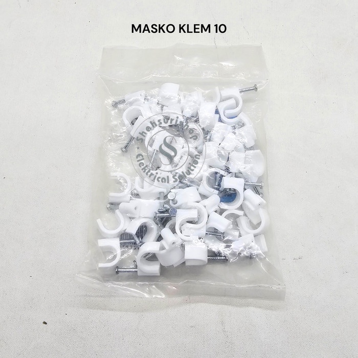 

Klem kabel clip kabel cable no 10 mm no.10 masko beton