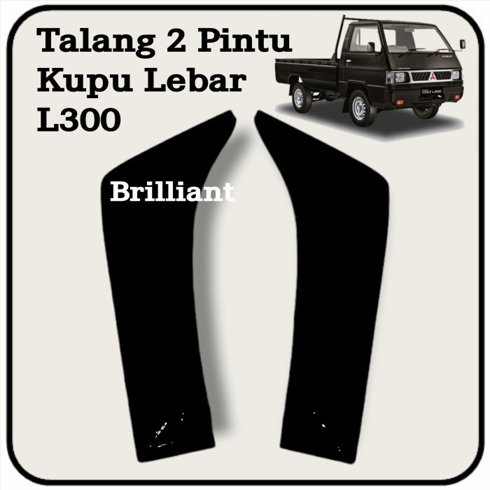 FREE ONGKIR TALANG AIR 2 PINTU DEPAN L300 - JUMBO HITAM LEBAR KUPU KUPU FREE ONGKIR