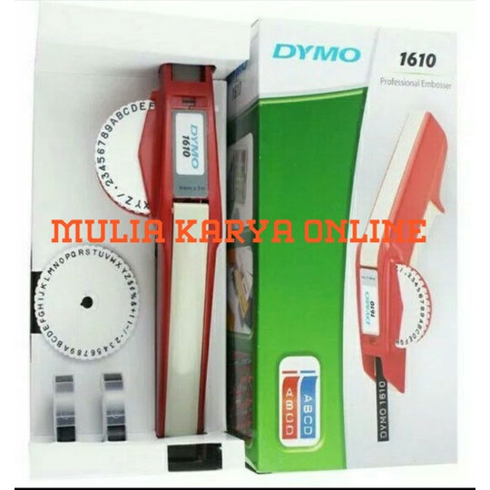 

Mesin Dymo 1610 ( FREE 2 PITA ) Label Maker Embos