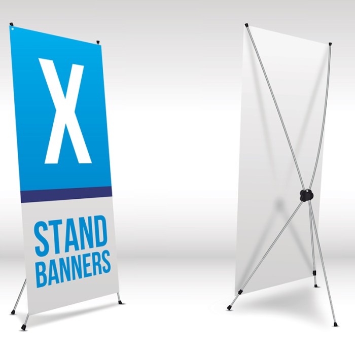 

xbanner albatros ukuran 80x180 + laminating