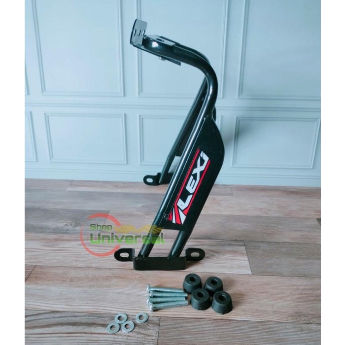 DUDUKAN PLAT NOMOR YAMAHA LEXI BAHAN KOKOH AKSESORIS MOTOR-A03