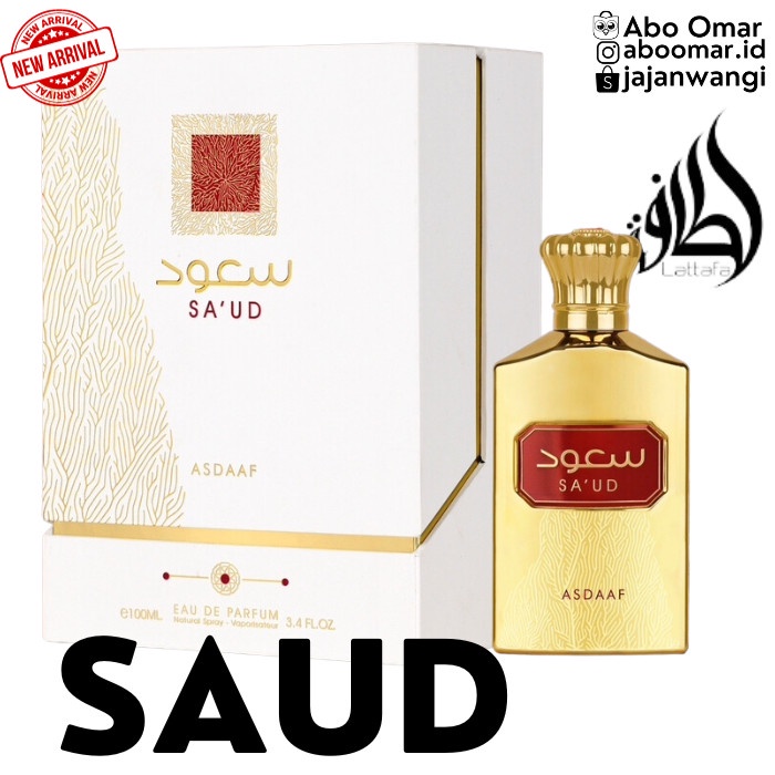 Saud Asdaaf Lattafa Perfume Edp Kualitas Premium