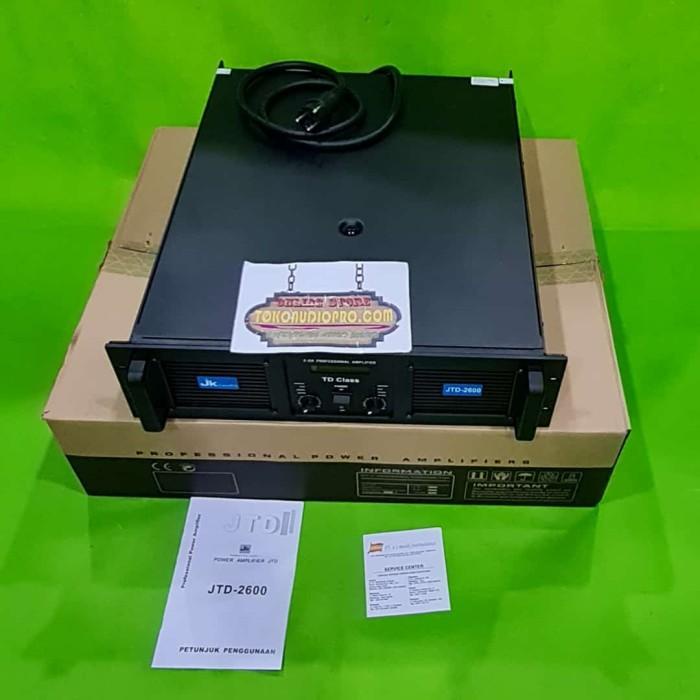 JK COUSTIC JTD2600 PROFESSIONAL POWER AMPLIFIER ORIGINAL
