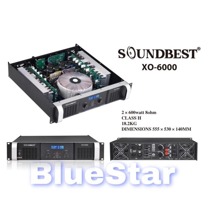 POWER SOUNDBEST XO 6000 ORIGINAL AMPLIFIER CLASS H SOUNDBEST XO6000