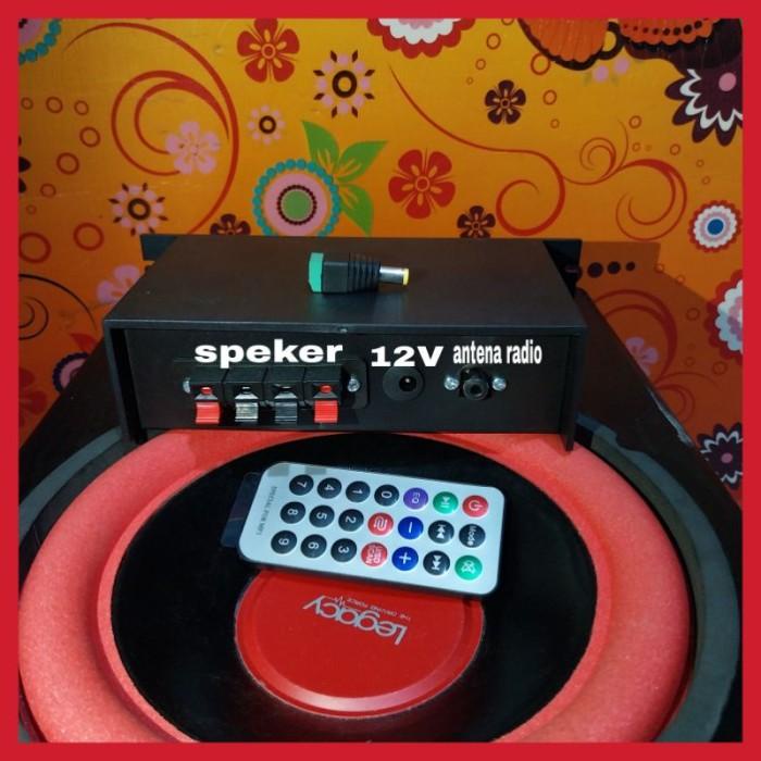 POWER AMPLIFIER BLUETOOTH RAKITAN 12V DC STEREO 230WATT / TAPE MOBIL