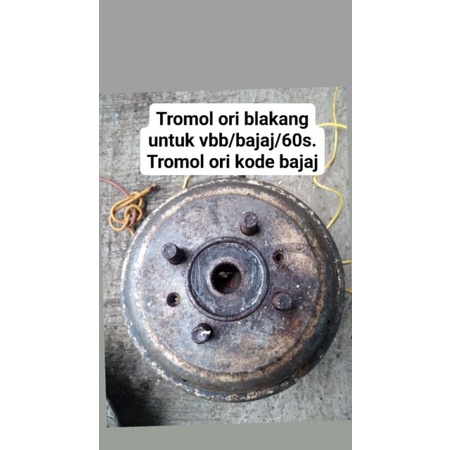 Tromol ori belakang vespa vbb / vba / 60s sejenisnya