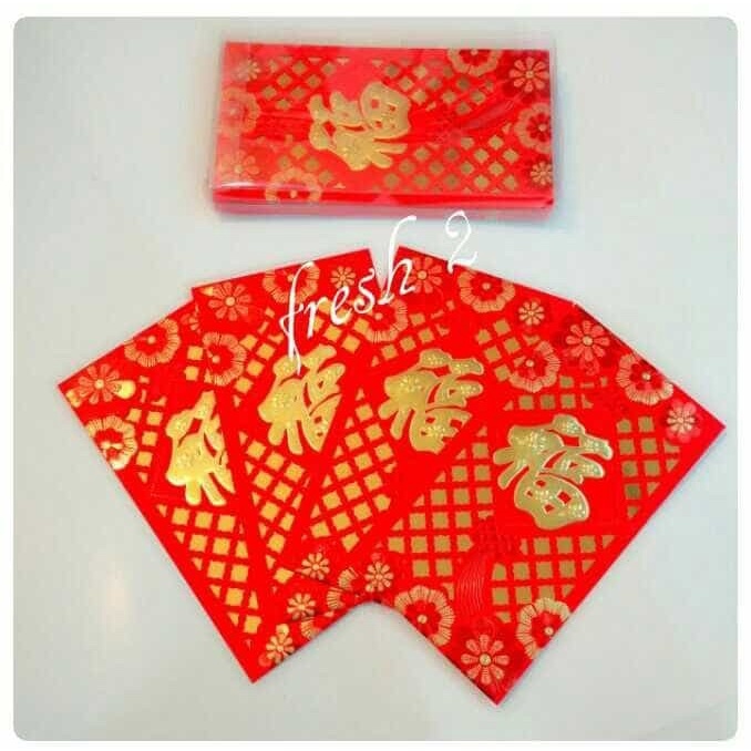 

New! TermuraH yuk!! angpao fu.angapo imlek panjang bahan 3Dimensi2 Limited