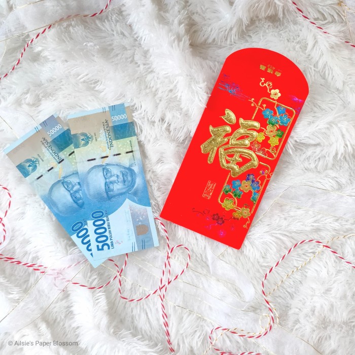 

New! Angpao Imlek Premium isi Lima Puluh / Seratus Ribu - Ang Pao Bs Custom - Seratus Ribu Limited