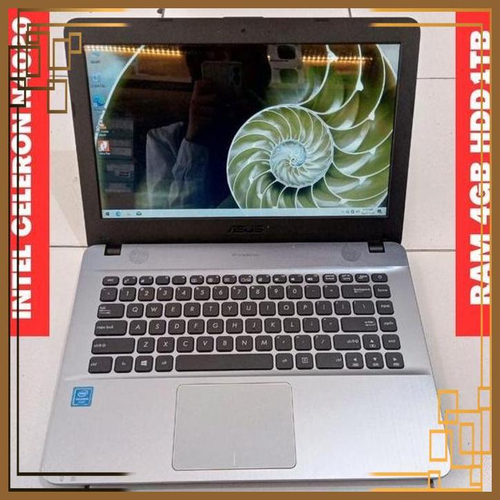 [SLBL] Laptop Asus X441M Intel Celeron N4020 RAM 4GB HDD 1TB Notebook 14inch Second Seken Bekas