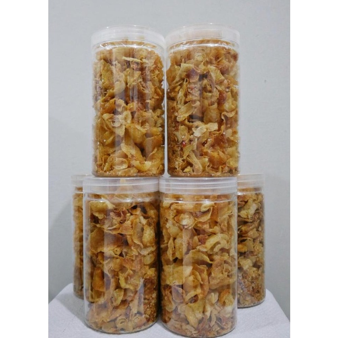 

TERBARU KERIPIK KENTANG EBI BAWANG GORENG SUPER RASA HOMEMADE HALAL - 280 GRAM !!!!!