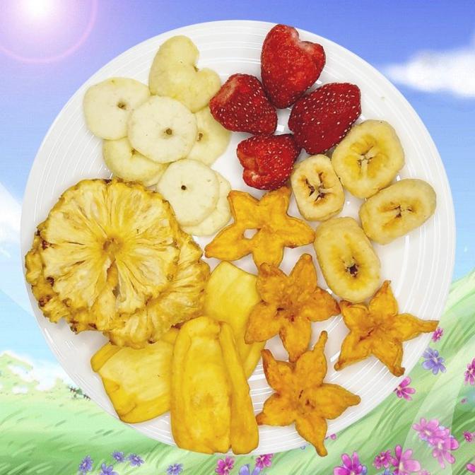 

BIG SALE 1L KERIPIK BUAH FRUIT CRISPS VACUUM FRIED PREMIUM KERIPIK STRAWBERRY !!!!!