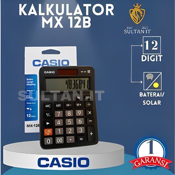 

KALKULATOR CASIO MX-12B ORIGINAL ORIGINAL TERBARU