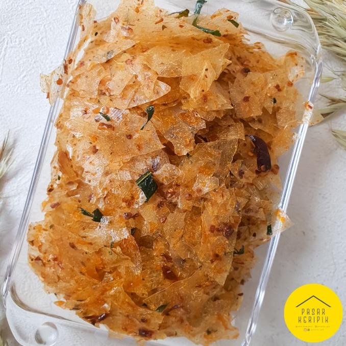 

BIG SALE KERIPIK KACA KRIPCA PEDAS DAUN JERUK SIZE BESAR 350G !!!!!