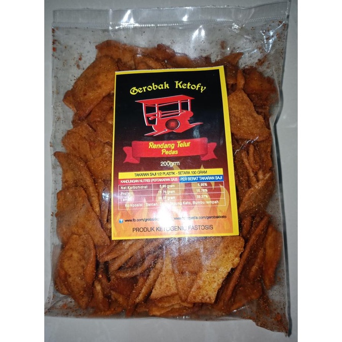 

TERBARU KRIPIK RENDANG TELOR PEDAS KETO !!!!!