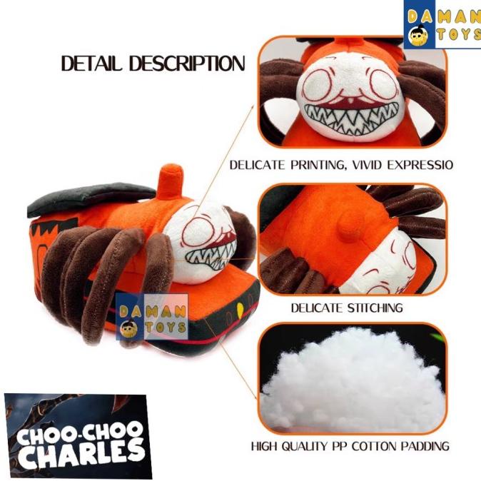 Terlaris Mainan Roblox Choo Choo Charles Plush Boneka Chocho Kereta