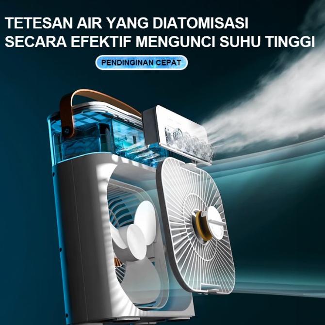 Bisa ditambah es batu KIPAS Angin PENDINGIN MINI AC PORTABLE AIR