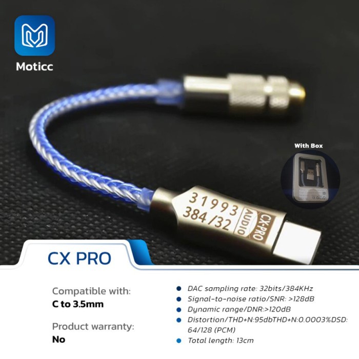 Ready CONEXANT CX31993 CX-PRO DAC Type C to 3.5mm Amplifier Chip Decoding