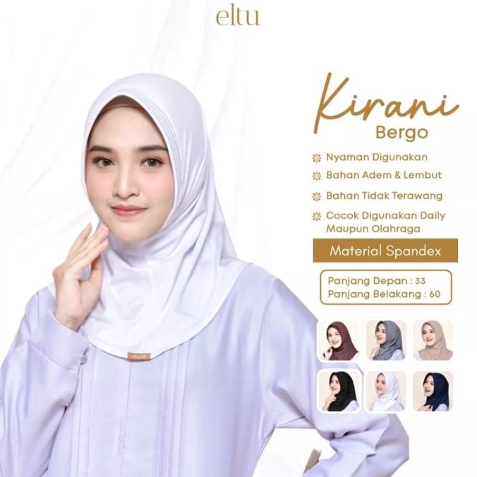 Sale Now Hijab Instan /Jilbab Bergo Eltu /Jilbab Sport /Kirani Bergo Eltu Terbaik
