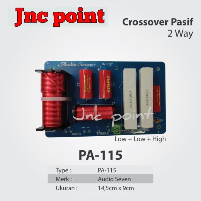 CROSSOVER PASIF AUDIO SEVEN PA 115 Crossover 2 way ORIGINAL