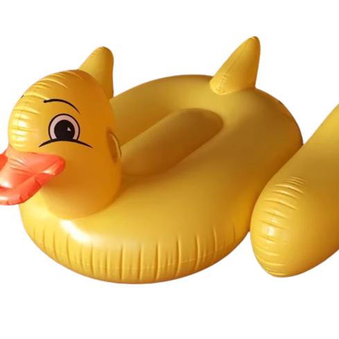 Ban Renang Pelampung Jumbo Dewasa Bebek Kuning 190Cm Yellow Quaker Du Float Floaties