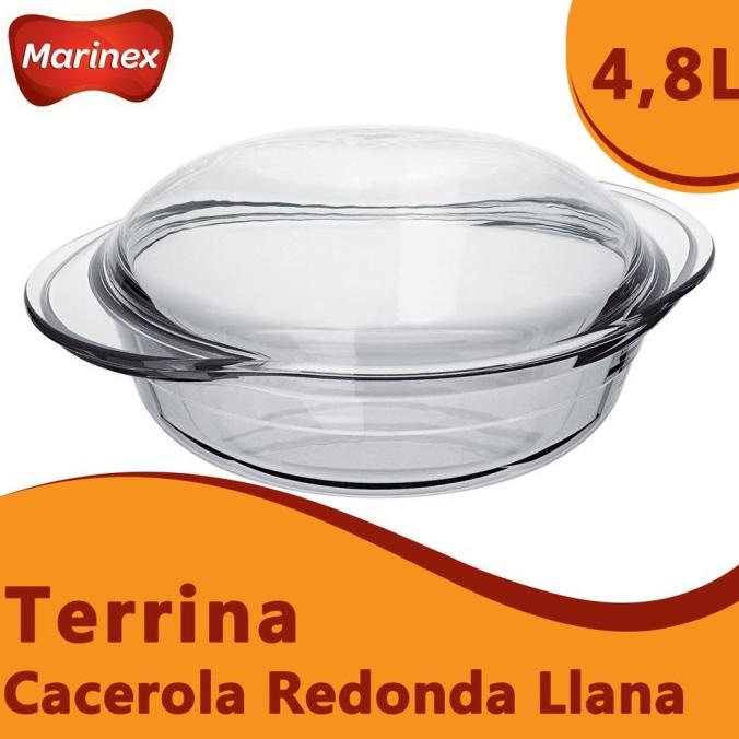 MARINEX PANCI KACA/CASSEROLE TERINA 4,8L - 1PCS ZEFANHENDARTO