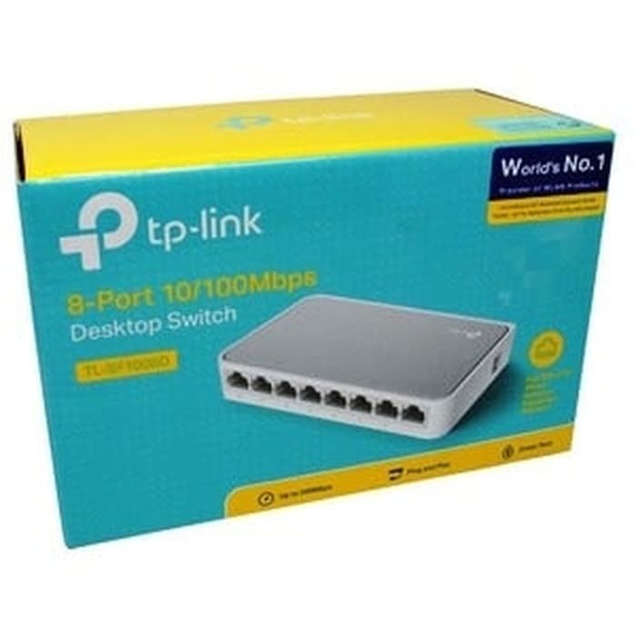 TP-LINK 8-PORT SWITCH HUB TL-SF1008D SF 1008 D 1008D