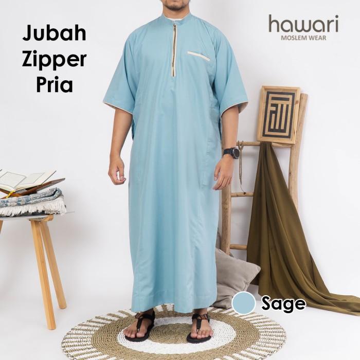Baju Berkah - Jubah Hanif/Jubah Gamis Pria/Jubah Pria Lengan Pendek